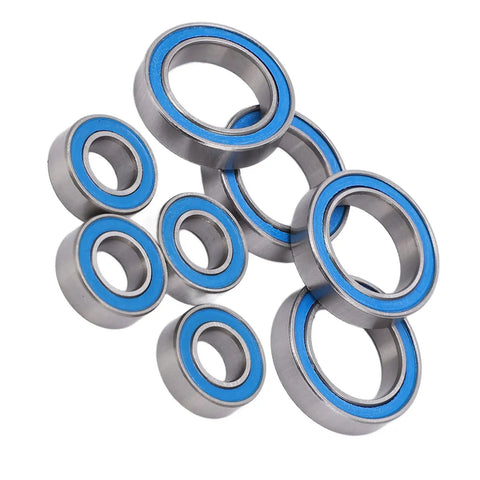 8Pcs Stainless Steel Sealed Ball Bearings for RC Crawler Cars Upgrade Parts for Arrma 3S Rock Granite Outcast High Durability Low Friction