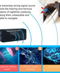 Two Stage Ultrasonic Animal Deterrent System For Home Use High Efficiency Pest Repeller impact on nocturnal animals
