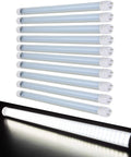 Led T8 18 Inch Tube Replacement For RVs, 600 Lumen Natural White, No Ballast Needed, Hardwired Bypass, SMD Aluminum Base, 10 Pack