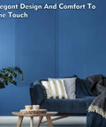 Built Tough 14 By 29 Inch White Polystyrene Drywall Access Panel Paintable Concealed Maintenance Door on blue wall.