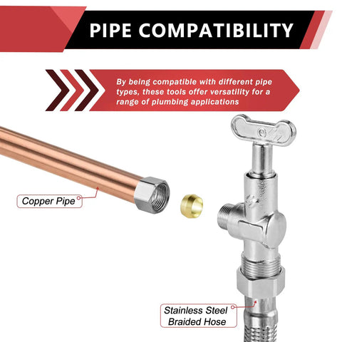 Bulk 100 Pack One Quarter Turn Angle Stop Valves With Loose Control Key DIY Friendly For Home Plumbing One Half Inch Compression To Three Eighth Inch OD for copper pipe and braided hose