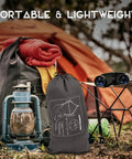 Outdoor Hanging Swing Chair For Adults, Portable Hammock Chair packaging with camping gear and lantern