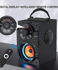 Massive Portable Bluetooth Speaker With Subwoofer And Light Show Wireless Stereo Four Point Two FM Radio LED Lights Equalizer