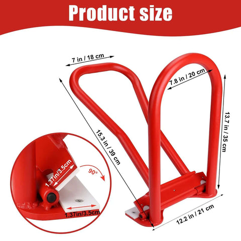 Rugged Heavy-Duty Eaves Seam Locker Tool dimensions for standing seam metal roofs, pro-grade crimping tool for roofers, size diagram