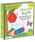 Box for Shapes Dont Bug Me Geometry Activity Set With 136 Pieces For Kids Ages 5 And Up Learn Geometry Through 14 Shapes In 7 Colors 20 Double Sided Cards