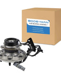 Front Left Wheel Hub And Bearing Assembly For 2004 2008 Chevrolet Colorado And GMC Canyon 4WD Plus 2006 2008 Isuzu I 350 And 2007 2008 Isuzu I 370 Durable Replacement Part, shown with packaging.
