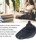 Versatile Electric Wheelchair Joystick Controller 24V 45A Brushed Motor Replacement with E Brake Universal Rocker