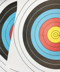 Backyard Archery Targets Paper 40cm 10 Ring Face For Bow And Arrow Target Practice Pro Grade Durable Wood Free Non Reflective