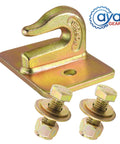 Three Eighths Inch G70 Tractor Bucket Grab Hook Bolt On Forged Steel No Backer Plate Built Tough For Tractor Loader Buckets