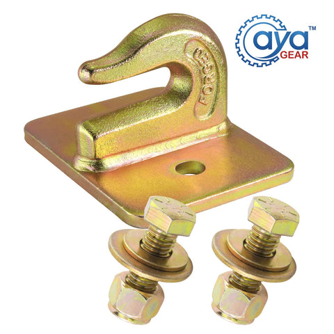 Three Eighths Inch G70 Tractor Bucket Grab Hook Bolt On Forged Steel No Backer Plate Built Tough For Tractor Loader Buckets