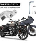 EZ Shift Neutral Gear Assist For Harley M8 Touring And Softail Bikes With Easy Mount Bracket shown with compatible bikes