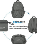 Lightweight 20L Packable Backpack For Travel And Hiking Foldable Daypack For Men And Women Durable Nylon Water Resistant