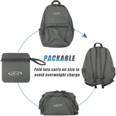 Lightweight 20L Packable Backpack For Travel And Hiking Foldable Daypack For Men And Women Durable Nylon Water Resistant