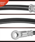 Front Driver Brake Hydraulic Hose Compatible With Chrysler Avenger 2008 2014 Caliber 2007 2012 close-up details
