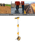 Baxnore Digital Display Measuring Wheel Accurate Distance Measure Tool with Backlit, designed for land, road, and site surveying.