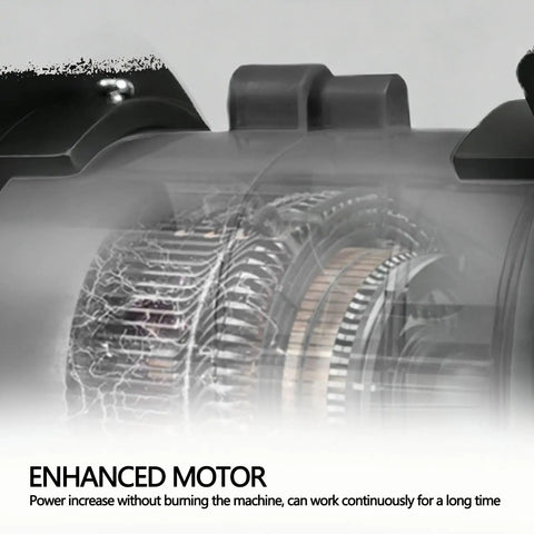 Close-up of enhanced motor inside Top Rated Asixxsix Mini Bench Grinder Polisher 200W 7000Rpm for durability and efficiency.