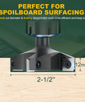 CNC Spoilboard Surfacing Router Bit With 1/2 Inch Shank 2-1/2 Inch Cutting Diameter 4 Wing Carbide Planing Bit