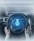Straight Up Heads Up Display Speedometer Projector With Auto Brightness For Gmc Sierra 1500 2500 3500 Ev showing automatic power on/off feature in vehicle.