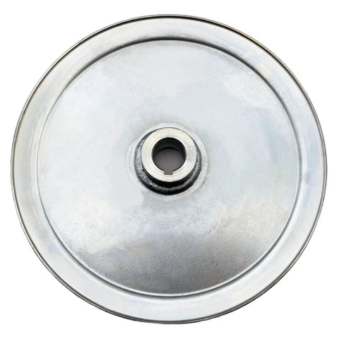 Boss Grade 10 Inch Diameter Single Groove V Belt Pulley For A, B, 5L And 4L V Belts With 1 Inch Bore Motor Pulley Carbon Steel 1020