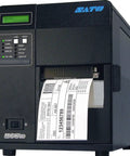 Heavy Duty All Metal Industrial Thermal Printer With Ethernet Connectivity And 203 Dpi Resolution Rock Solid Build For 4 Inch Label Jobs All Day, front view showing label output.