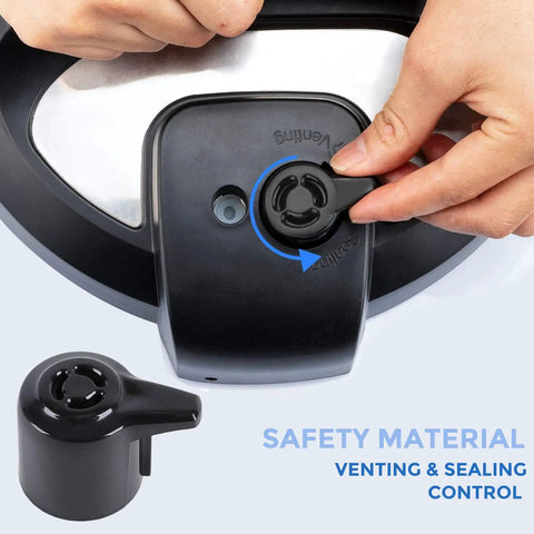 Easy Install Steam Release Valve for 3 5 6 8 Qt Pressure Cookers Replacement Handle for Duo Models in use
