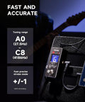 Chromatic Guitar Tuner Pedal DT1 With Pitch Indicator For Electric Guitar And Bass True Bypass Wide Range A0 To C8