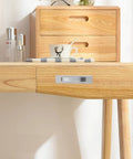 Hidden Flush Mount Cabinet Drawer Pull Handle With Screws For Kitchen And Bath Cabinets on wooden desk