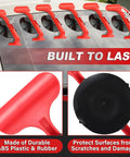 Six Piece Suction Cup Clamp Set For Glass And Windshield Repair Hands Free Gluing Tool Kit For Convertible Tops And Glass Panels