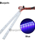 24 LED Aluminum RC Car Chassis Light Strip For 1 8th 1 10th 1 16th Scale Trucks And Buggies, 5V To 8.45V No Battery Needed