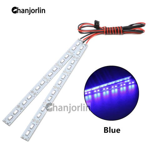 24 LED Aluminum RC Car Chassis Light Strip For 1 8th 1 10th 1 16th Scale Trucks And Buggies, 5V To 8.45V No Battery Needed