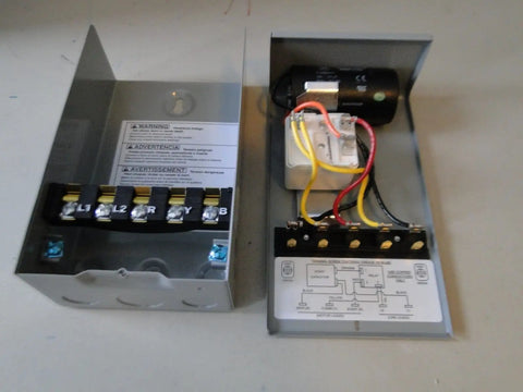CentriPro Three Quarter HP 230 Volt Submersible Water Well Pump Control Box CB07412 internal wiring view