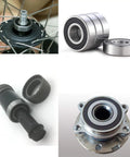 Sealed Ball Bearing 1/2 In By 1-1/8 In By 5/16 In Lubricated Chrome Steel With Double Rubber Seal 20-Pack shown in various applications