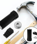Kickass Motorcycle Mainshaft Nut Socket Wrench For Quick Twin And Primary Drive Sprocket Removal Hella Durable Bike Tool on a workbench
