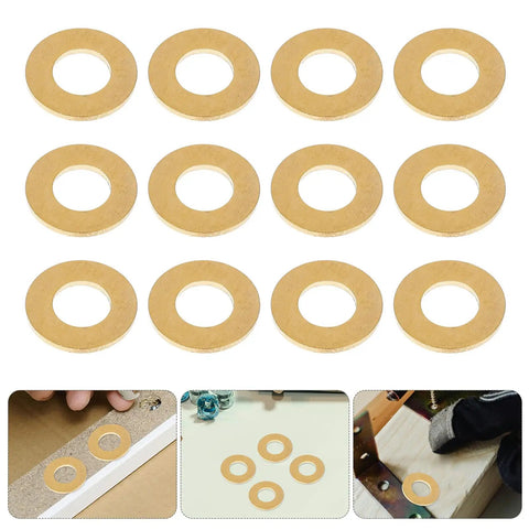 Hot Brass M12x24x2 Copper Flat Gasket Washer Kit With 50 Pieces For Securing Electrical Connections And Industrial Fastening Jobs Across Auto And Build Sites, washers laid out with use examples