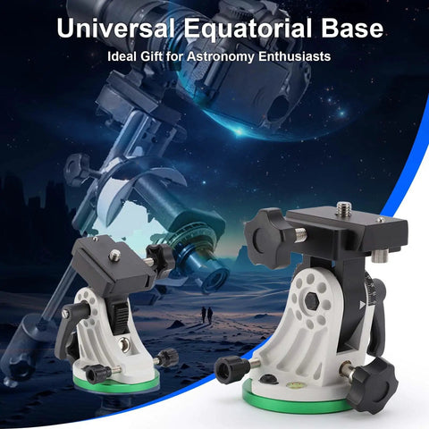 Versatile Latitude Adjustment Telescope Base In Aluminum Alloy, Equatorial Mount Wedge For Astronomy And Astrophotography