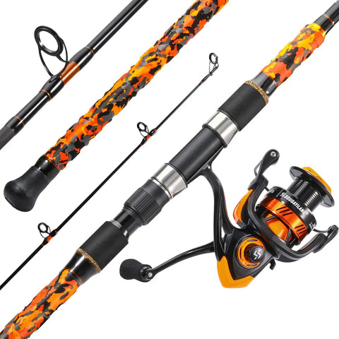 +surf +fishing +rod +and +reel +combo Tsunami Five Star Spinning Surf Rod & Reel Combos and reliability for anglers chasing their next big catch 3 Piece Surf Fishing Rod