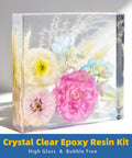 1 Gallon Crystal Clear Epoxy Resin Kit For Coating And Casting No Bubbles Not Yellowing High Gloss Finish UV Resistant for art