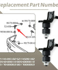 Front Bumper Side Mount Bracket Kit for Toyota featuring part diagrams and components for Pickup, 4Runner, T100. Focus keyword included.