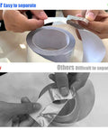 Person peeling Aluminum Tape 2 Inch By 164 Feet Silver 3.9 Mil Heavy Duty Tape With Heat And UV Resistance For HVAC And Ductwork Sealing