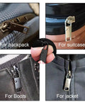 Heavy Duty Luggage Zipper Pulls Replacement Four Pack Universal Zipper Pulls for Backpacks, Suitcases and Bags in use on various items