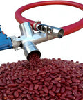 2000W Heavy Duty Screw Conveyor And Electric Auger Feeder Workhorse For Grain And Material Transfer Portable Suction Pump For Cement Sand Fertilizer 220 To 440 Lbs Per Minute Flexible Hose Included For Farm And Industrial Use distributing red beans