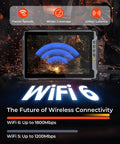 Built Like A Tank Rugged Tablet Running Windows 11 Pro With 10.1 Inch 1000 Nit Sunlit Screen WiFi 6 showcasing wireless features and performance.