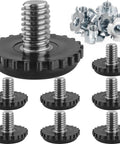 Heavy Duty 5/16-18 Threaded Furniture Leveling Feet Screw In Adjustable Table Chair Levelers Glides For Chairs Tables 8 Pack