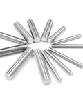 Durable 304 Stainless Steel Fully Threaded Rod Hardware Kit with Hex Nuts and Flat Washers for DIY Clamps and Hangers Three Piece Set M5x35