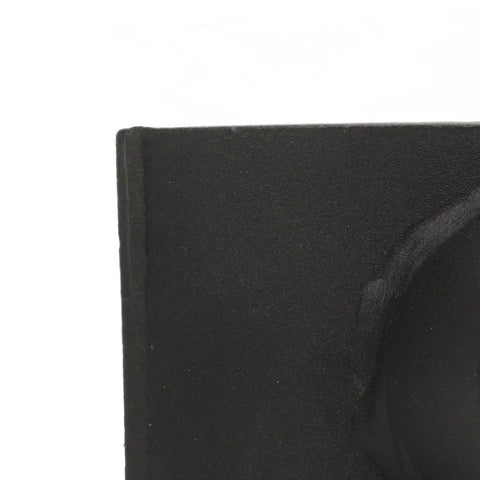 Close-up of Beefy Bottle Jack Adapter Saddle For 3 Inch Tubes Heavy Duty 12 Ton Iron Axle Support surface texture