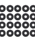 Get This Sick Bundle Of 20 Deep Double Sea S606rs Miniature Skate Bearings For Low Noise High Load Capacity And Serious Service Life Daily Industrial Use. Image shows 20 sealed black steel miniature bearings in a grid layout.