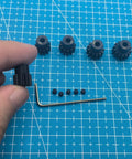 Steel 32P Pinion Gear Set 3.175mm Shaft One Eighth Inch 10T 11T 12T 13T 14T For Redcat Blackout Xte Pro Xbe Pro Sc Pro Volcano Epx Dukono