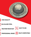 Galvalume Metal Screw Caps For Roofs Seals Over Existing Or Broken Screws To Stop Leaks No Screw Removal Needed Quick And Easy Install 100 Pack