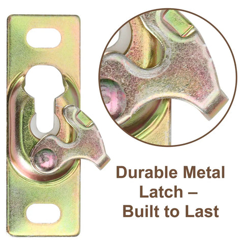 Close-up of durable metal latch for Pocket Door Hanger System For Commercial Grade Use Fits Part 1125 And Upgrades 1500 Hardware