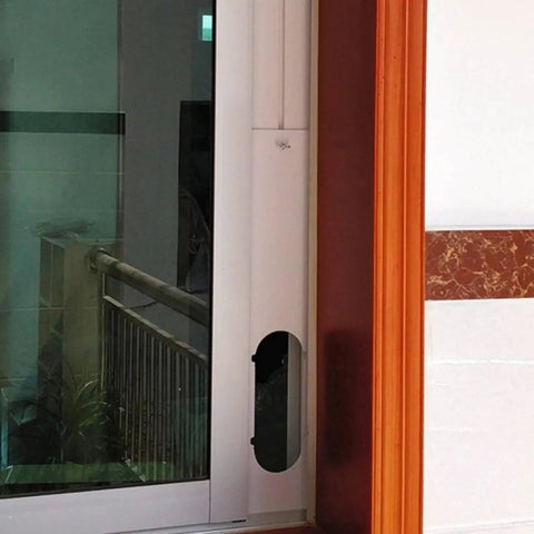 Two Piece Window Plate Assembly For Sliding Windows, Well Insulated Air Barrier, Versatile AC Window Plate Components For Homeowners, Ready For Quick Install, Durable Metal Finish, white aluminum